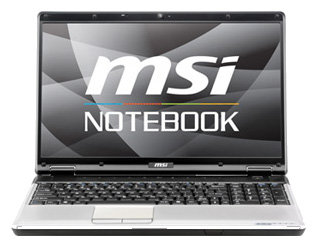 MSI Ноутбук MSI VR630 (Athlon X2 QL-62 2000 Mhz/16"/1366x768/2048Mb/250Gb/DVD-RW/Wi-Fi/DOS)