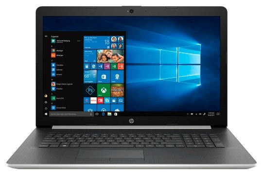 HP Ноутбук HP 17-by0036ur (Intel Core i7 8550U 1800 MHz/17.3"/1920x1080/12GB/1128GB HDD+SSD/DVD-RW/AMD Radeon 530/Wi-Fi/Bluetooth/Windows 10 Home)