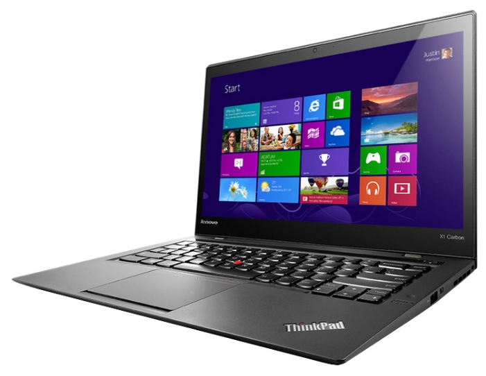 Lenovo THINKPAD X1 Carbon Ultrabook (2nd Gen) (Core i5 4210U 1700 Mhz/14.0"/1600x900/4.0Gb/128Gb SSD/DVD нет/Intel HD Graphics 4400/Wi-Fi/Bluetooth/Win 8 64)