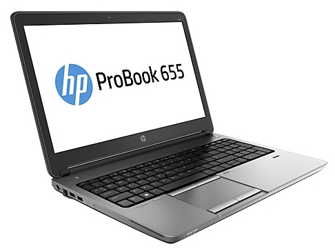 HP ProBook 655 G1 (F1P82EA) (A10 5750M 2500 Mhz/15.6"/1920x1080/8.0Gb/128Gb/DVD-RW/AMD Radeon HD 8650G/Wi-Fi/Bluetooth/Win 7 Pro 64)